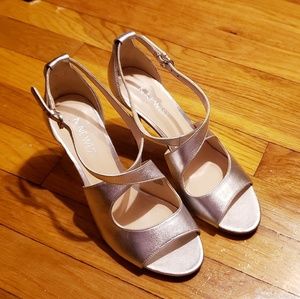 Nine West Silver High Heels